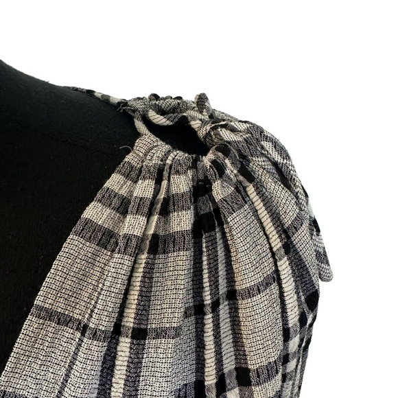 Current Air Plaid Sleeveless Dress S Gray Black - Picture 3 of 15